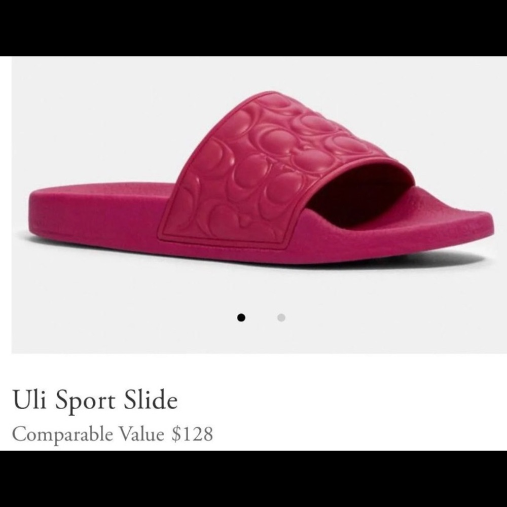 COACH ULI SPORT SLIDE SIZE 8 NIB